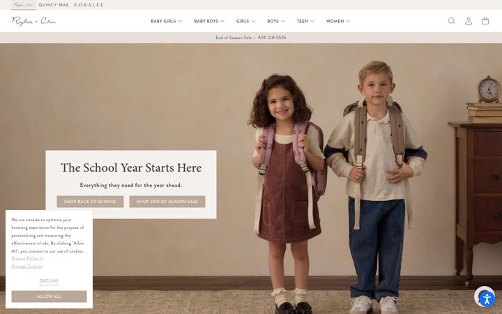 Screenshot of ryleeandcru.com