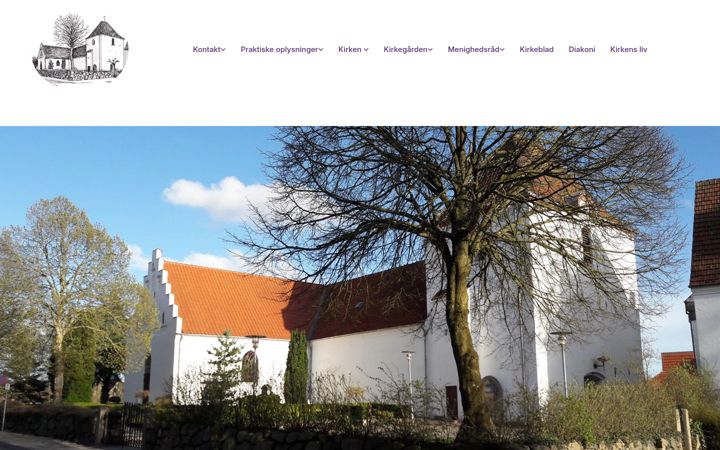 Screenshot ta' ryslinge-sognekirke.dk