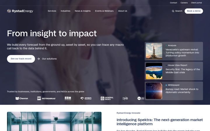 Screenshot of rystadenergy.com