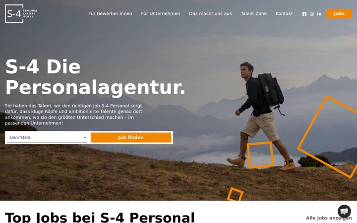 Screenshot of s-4personal.at