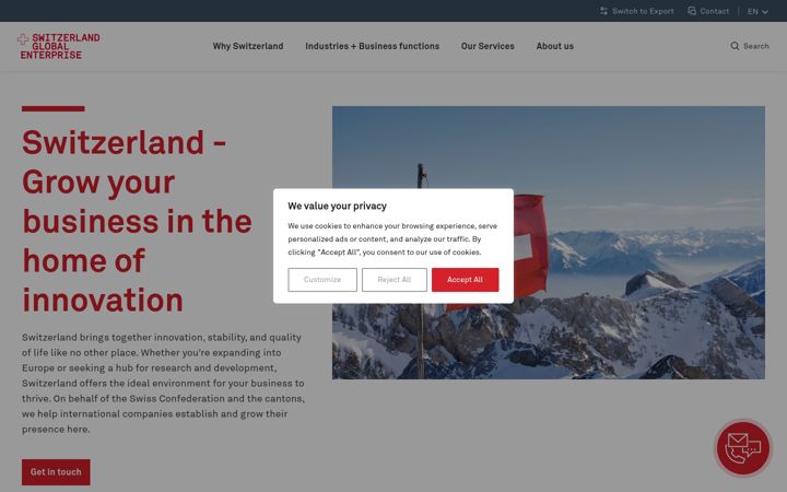 Screenshot of s-ge.com