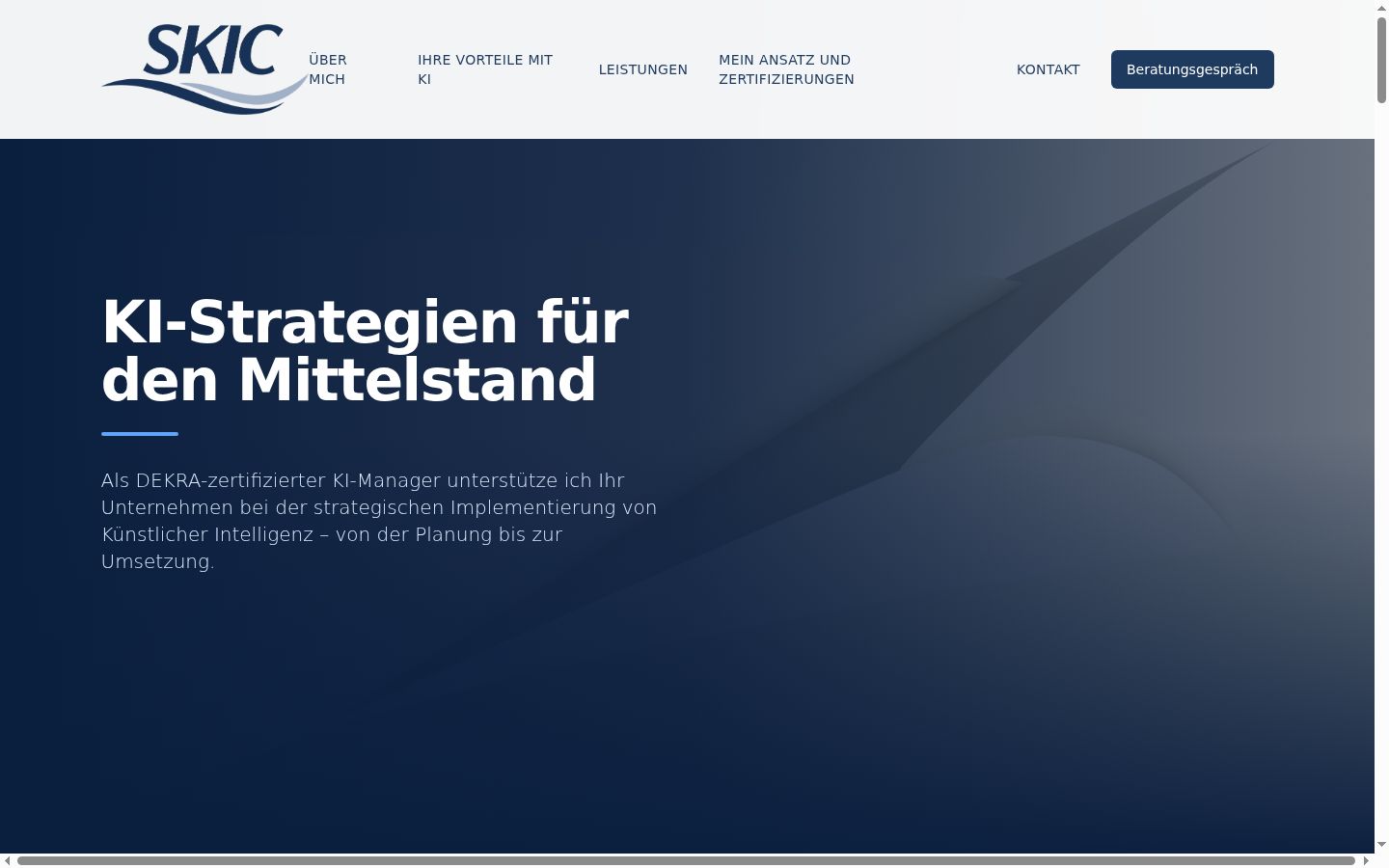 Screenshot des Einwilligungsbanners vor jeglicher Interaktion