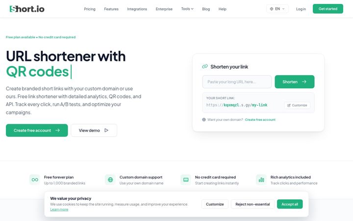 Screenshot of s.gy