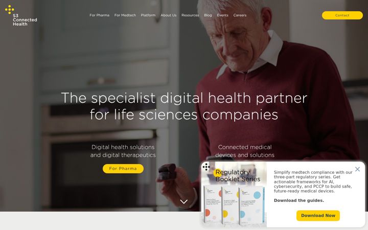 Snímek obrazovky s3connectedhealth.com