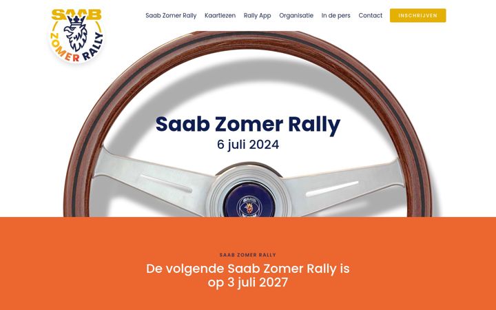 Screenshot of saabzomerrally.nl