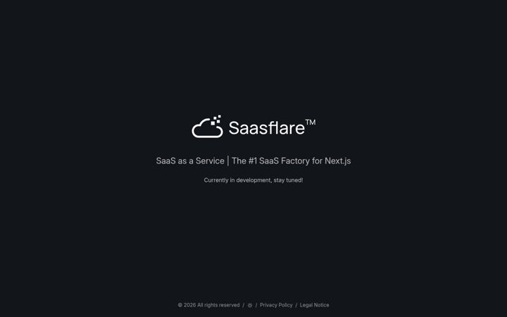 Skærmbillede af saasflare.io