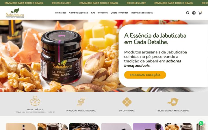Screenshot of sabarabucu.com