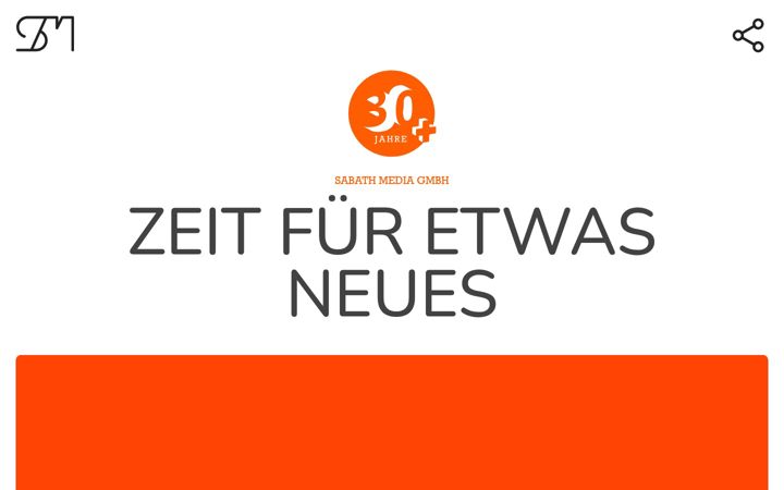 Skjámynd af sabath-media.de