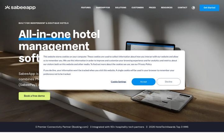 Screenshot of sabeeapp.com