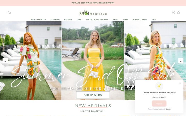 Screenshot of sabiboutique.com