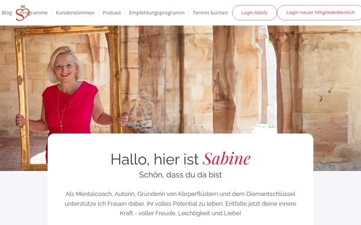 Capture d'écran de sabine-buerger-coaching.com