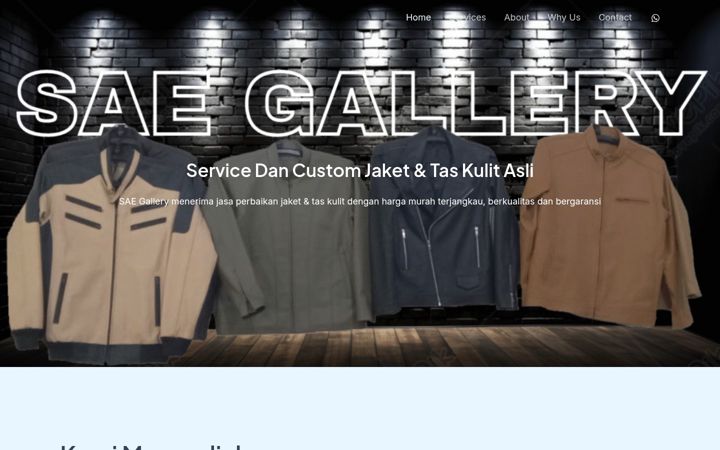 Screenshot of sae.web.id