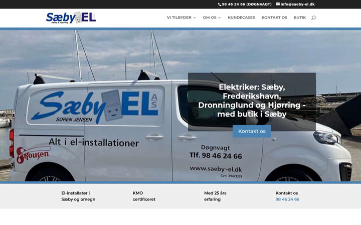 Screenshot of saeby-el.dk