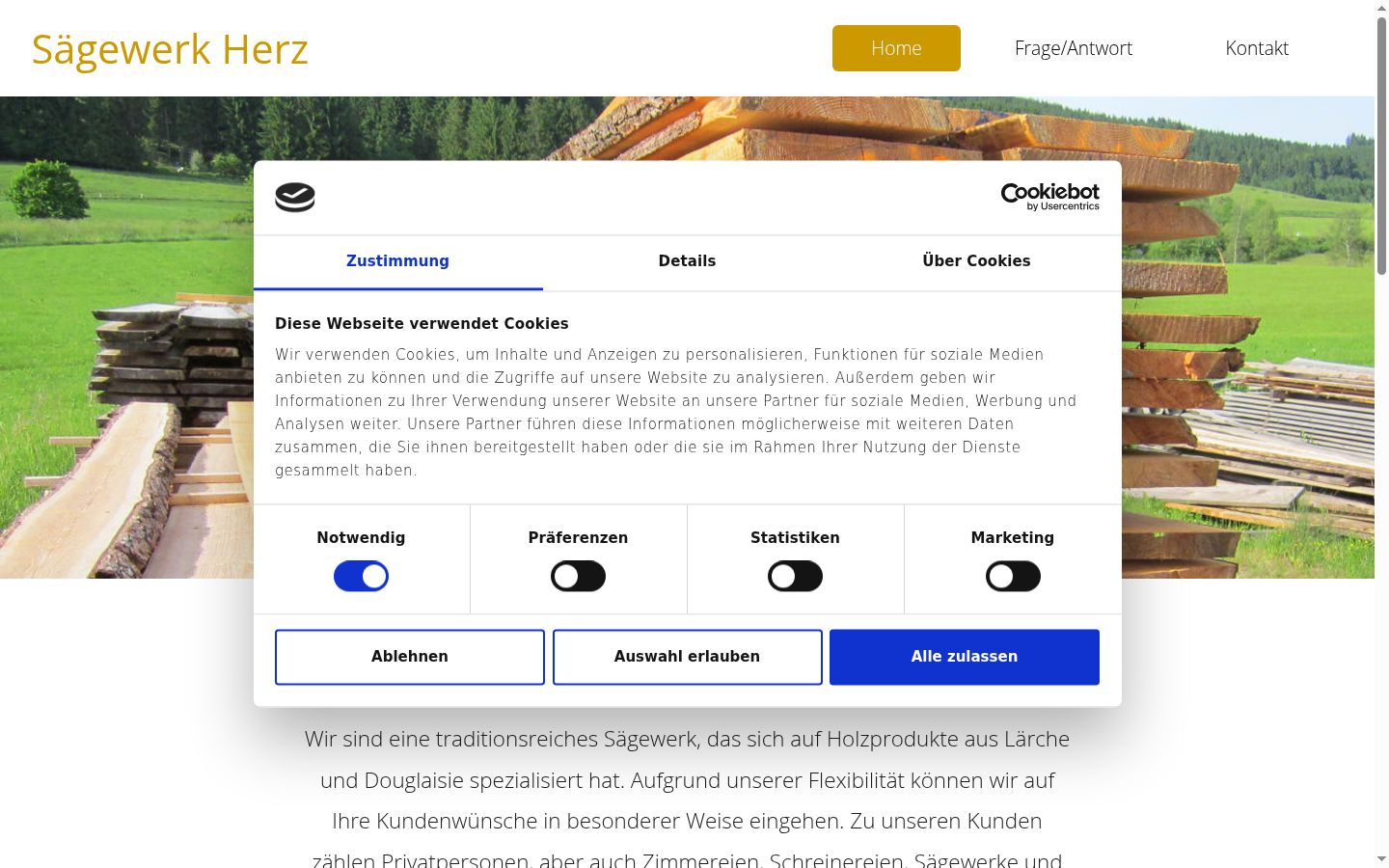 Sutikimo reklamjuostės, rodytos prieš bet kokią sąveiką, ekrano kopija