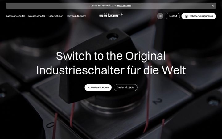 Screenshot of saelzerelectric.de