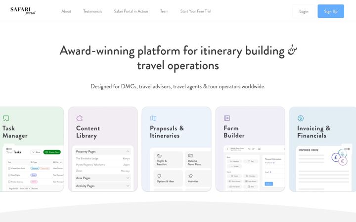 Screenshot of safariportal.app