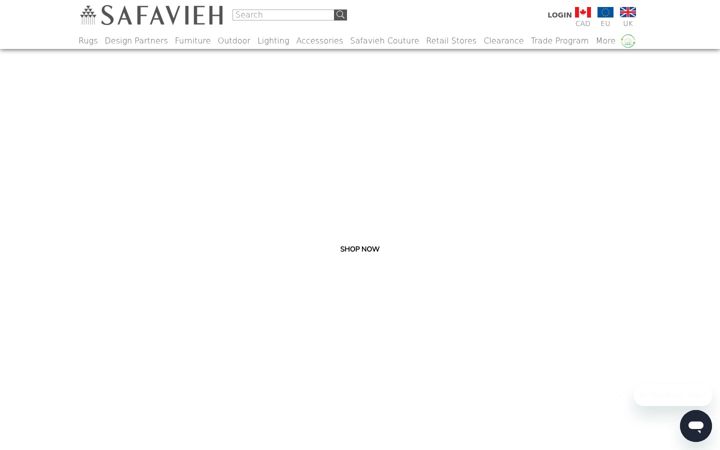 Screenshot of safavieh.com