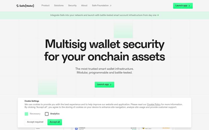 Screenshot of safe.global