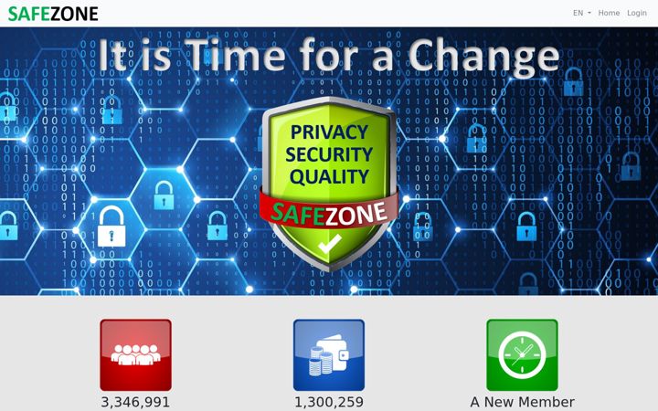 Screenshot of safe.zone