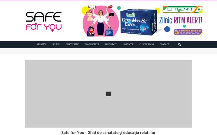 Screenshot von safeforyou.ro