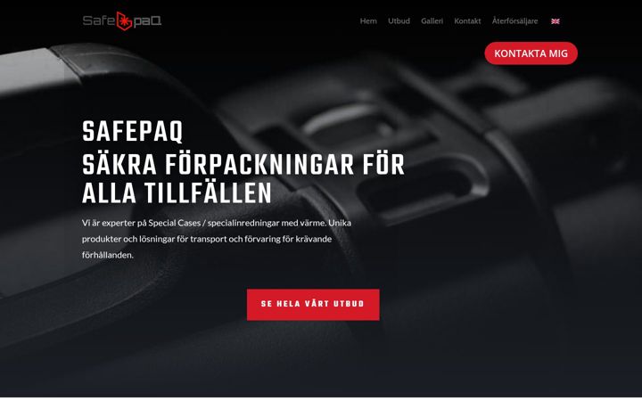 Screenshot of safepaq.se