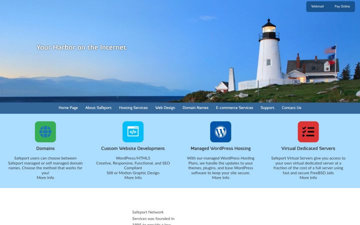 Screenshot of safeport.com