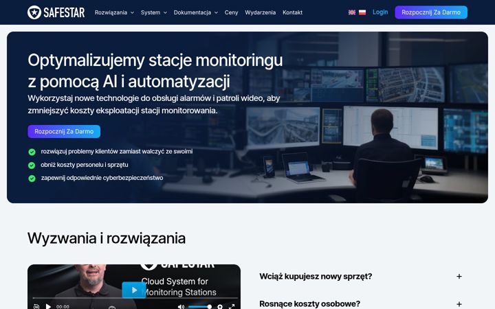 Screenshot of safestar.pl