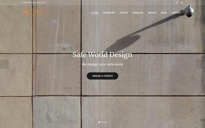 Zrzut ekranu safeworlddesign.ro