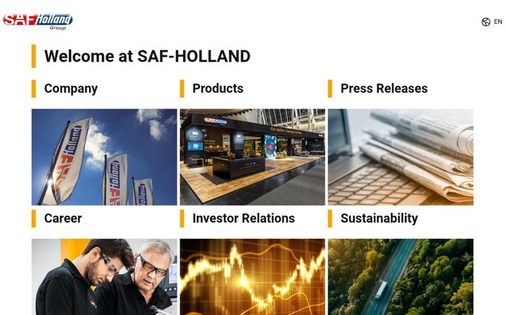 Screenshot of safholland.com