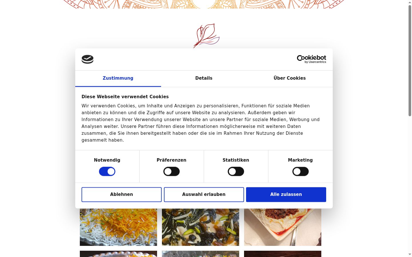 Screenshot tal-banner tal-kunsens muri qabel kwalunkwe interazzjoni