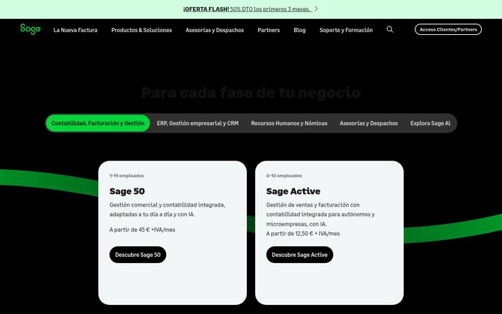 Screenshot of sage.es