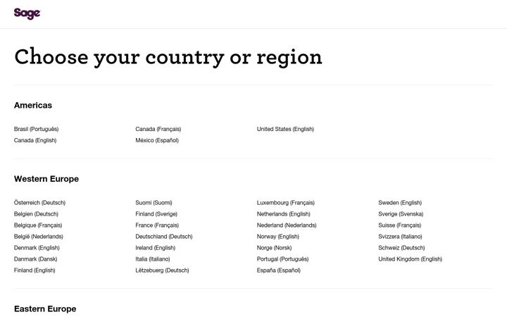 Screenshot of sageappliances.com