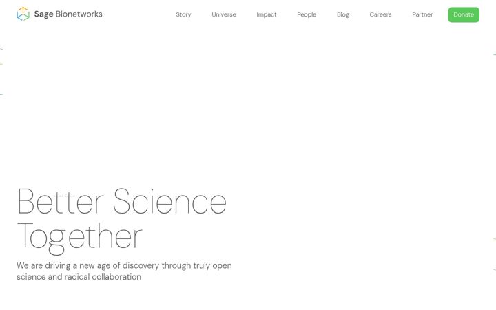 Screenshot of sagebase.org