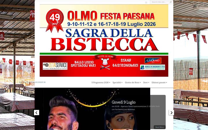 Screenshot ta' sagradellabistecca.it