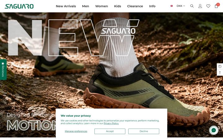 Screenshot of saguaro.com