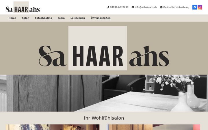 Screenshot of sahaarahs.de