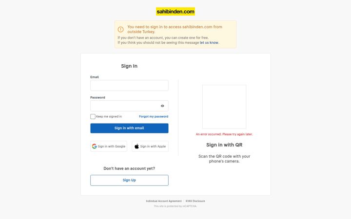 Екранна снимка на sahibinden.com