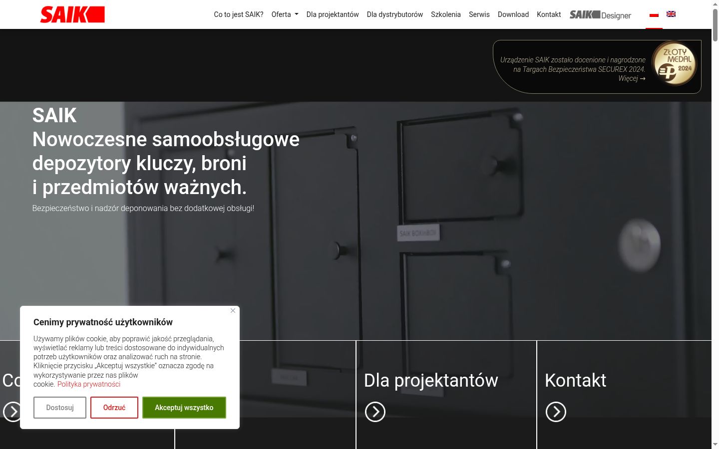 Screenshot des Einwilligungsbanners vor jeglicher Interaktion