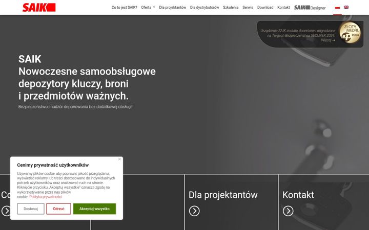 Ekrano kopija saik.pl