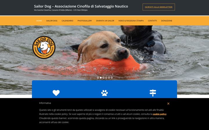 Screenshot of sailordog.it