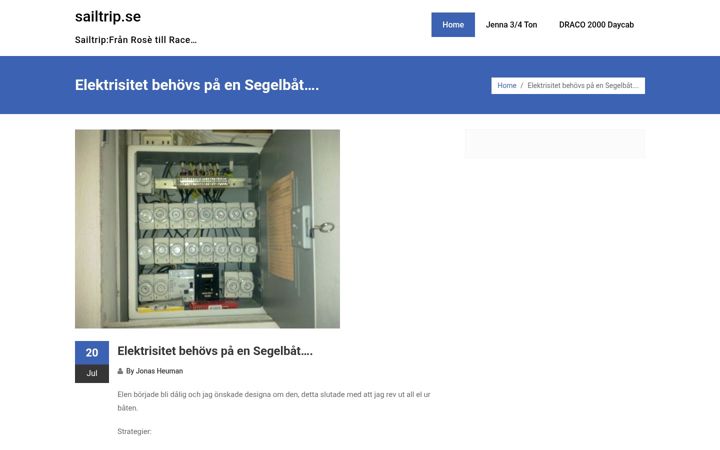 Screenshot von sailtrip.se