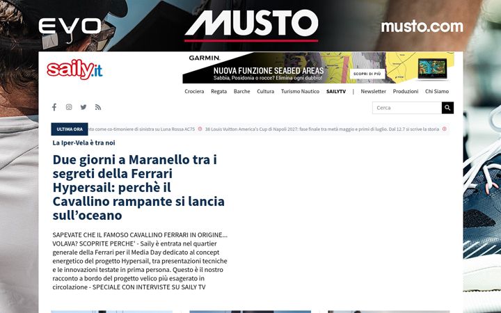Zrzut ekranu saily.it
