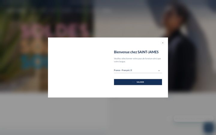 Screenshot stránky saint-james.com