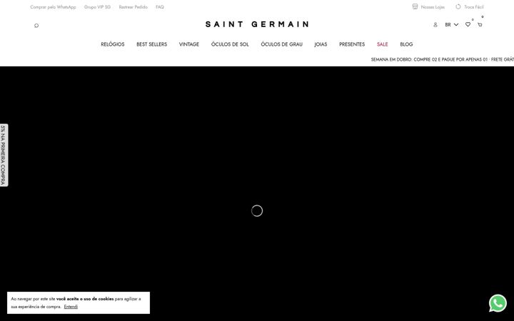 Screenshot of saintgermainbrand.com.br