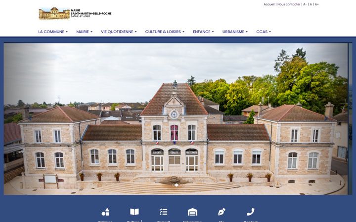 Screenshot von saintmartinbelleroche.fr