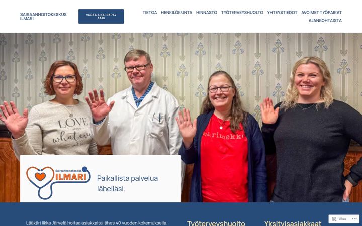 Screenshot of sairaanhoitokeskus.fi