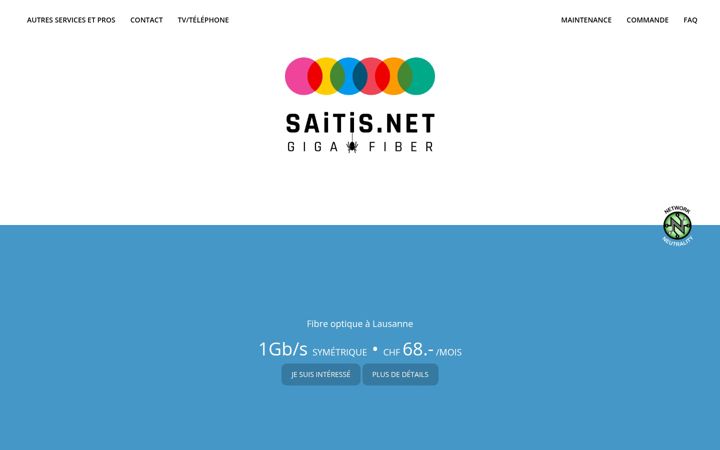 Screenshot of saitis.net
