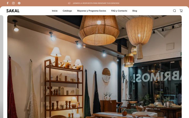 Screenshot di sakalhome.com