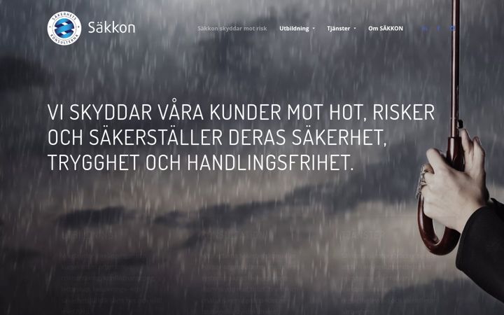 Zrzut ekranu sakkon.se