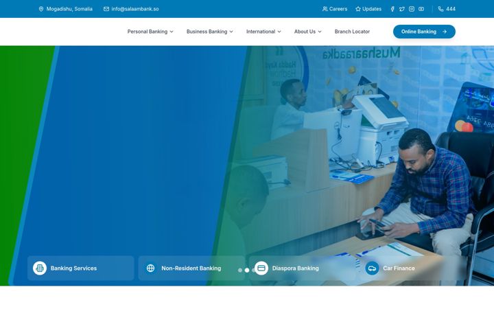 Screenshot of salaambank.so